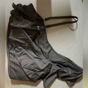 Kona Sol black bikini top with two different straps (one is removable)